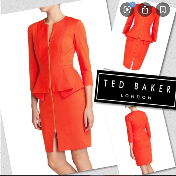 Ted Baker Peplum Jamtye Dress - Picture 2 of 5